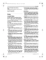 Предварительный просмотр 61 страницы Bosch GNA 18V-16 Original Instructions Manual