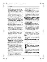 Предварительный просмотр 140 страницы Bosch GNA 18V-16 Original Instructions Manual