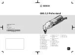 Предварительный просмотр 1 страницы Bosch GNA 2,0 Professional Original Instructions Manual