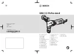 Bosch GNA 3 Original Instructions Manual preview