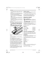 Предварительный просмотр 20 страницы Bosch GNF 65 A PROFESSIONAL Original Instructions Manual