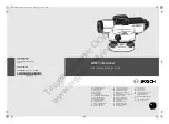 Bosch GOL Professional 20 D Original Instructions Manual preview