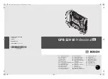 Preview for 1 page of Bosch GPB 12V-10 Professional Original Instructions Manual