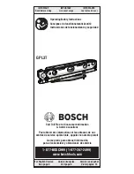 Предварительный просмотр 1 страницы Bosch GPL3T Operating/Safety Instructions Manual