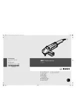 Bosch GPO 12 PROFESSIONAL Original Instructions Manual preview