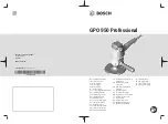 Preview for 1 page of Bosch GPO 950 Professional Original Instructions Manual