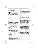 Предварительный просмотр 95 страницы Bosch GRB 14 CE Professional Original Instructions Manual