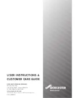 Preview for 20 page of Bosch Greenstar Camray Utility 12/18 User Instructions & Customer Care Manual