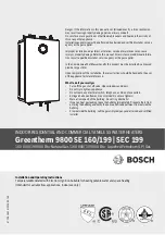 Preview for 1 page of Bosch Greentherm 9800 SE 160/199 Manual