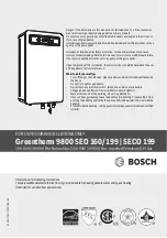 Preview for 1 page of Bosch Greentherm 9800 SECO 199 Installation And Operating Instructions Manual