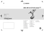 Bosch GRG 18V-16 C Professional Original Instructions Manual предпросмотр