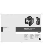 Bosch GRL 150 HV Professional Original Instructions Manual preview