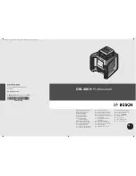 Bosch GRL 400 H Professional Original Instructions Manual preview