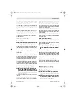 Preview for 45 page of Bosch GSA 1100 E Professional Original Instructions Manual