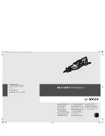 Предварительный просмотр 1 страницы Bosch GSA 1200 E Professional Original Instructions Manual