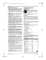 Preview for 12 page of Bosch GSA 1300 PCE Original Instructions Manual