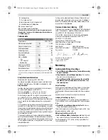 Preview for 43 page of Bosch GSA 1300 PCE Original Instructions Manual