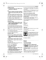 Preview for 53 page of Bosch GSA 1300 PCE Original Instructions Manual