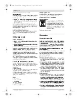 Preview for 124 page of Bosch GSA 1300 PCE Original Instructions Manual