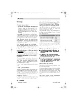 Предварительный просмотр 40 страницы Bosch GSA 18 V-LI Professional Original Instructions Manual