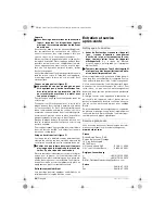 Preview for 24 page of Bosch GSA 18 VE Operating Instructions Manual