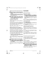 Preview for 30 page of Bosch GSA 18 VE Operating Instructions Manual