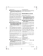 Preview for 31 page of Bosch GSA 18 VE Operating Instructions Manual