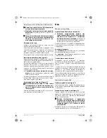 Preview for 43 page of Bosch GSA 18 VE Operating Instructions Manual