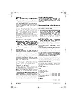 Preview for 44 page of Bosch GSA 18 VE Operating Instructions Manual