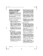 Preview for 46 page of Bosch GSA 18 VE Operating Instructions Manual