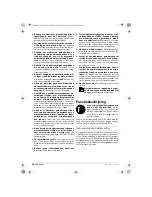 Preview for 48 page of Bosch GSA 18 VE Operating Instructions Manual