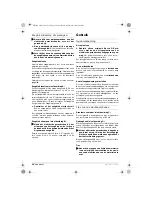 Preview for 50 page of Bosch GSA 18 VE Operating Instructions Manual