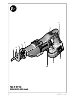 Preview for 3 page of Bosch GSA 18 VEPROFESSIONAL Operating Instructions Manual