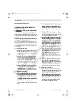 Preview for 6 page of Bosch GSA 36 V-LI Original Instructions Manual