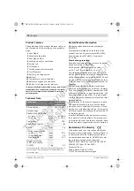 Preview for 20 page of Bosch GSA 36 V-LI Original Instructions Manual