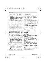 Preview for 22 page of Bosch GSA 36 V-LI Original Instructions Manual