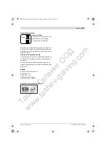 Preview for 49 page of Bosch GSA 36 V-LI Original Instructions Manual