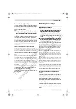 Preview for 59 page of Bosch GSA 36 V-LI Original Instructions Manual