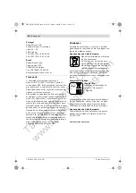 Preview for 60 page of Bosch GSA 36 V-LI Original Instructions Manual