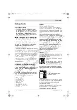 Preview for 119 page of Bosch GSA 36 V-LI Original Instructions Manual