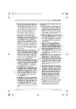 Preview for 121 page of Bosch GSA 36 V-LI Original Instructions Manual