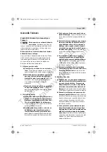 Preview for 131 page of Bosch GSA 36 V-LI Original Instructions Manual