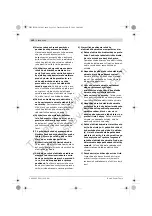 Preview for 162 page of Bosch GSA 36 V-LI Original Instructions Manual