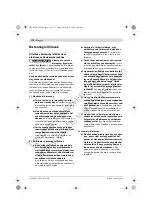 Preview for 172 page of Bosch GSA 36 V-LI Original Instructions Manual