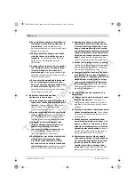 Preview for 260 page of Bosch GSA 36 V-LI Original Instructions Manual