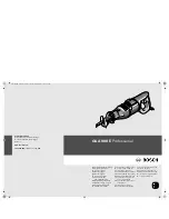 Bosch GSA 900 E Professional Original Instructions Manual предпросмотр