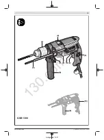 Предварительный просмотр 4 страницы Bosch GSB 1300 Original Instructions Manual