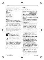 Предварительный просмотр 88 страницы Bosch GSB 14,4 V-EC Original Instructions Manual