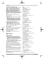 Предварительный просмотр 94 страницы Bosch GSB 14,4 V-EC Original Instructions Manual