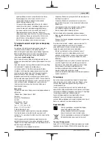 Предварительный просмотр 147 страницы Bosch GSB 14,4 V-EC Original Instructions Manual